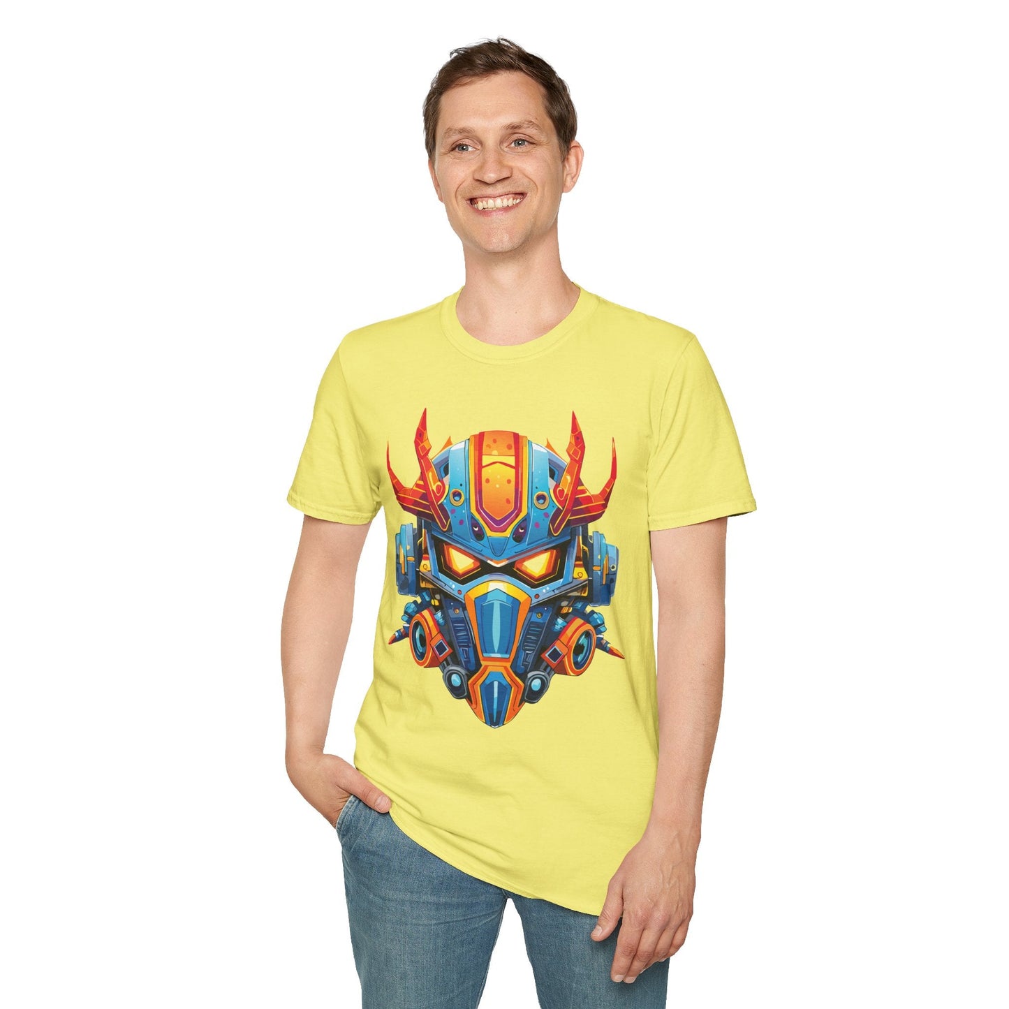 Cyborg Tee Unisex Robot And Terminator Shirt Gildan Softstyle 64000 Ring Spun Cotton