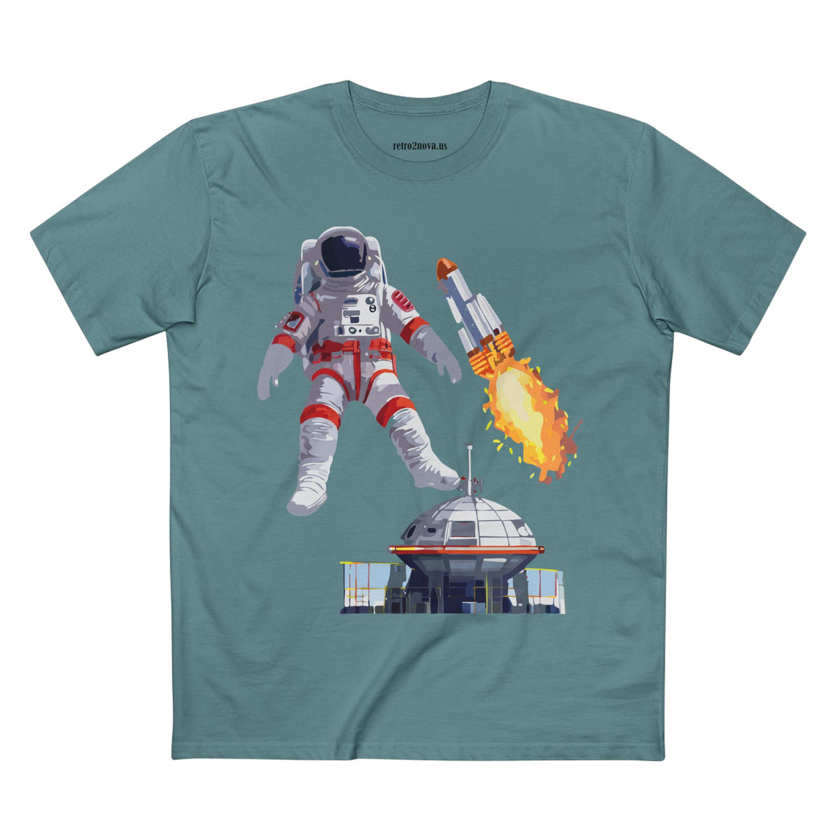 Cosmos Astronaut Graphic Tee Staple Unisex 100 Cotton Tee Shirt - CS-41