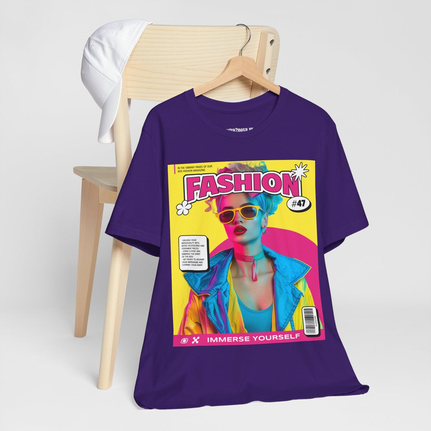 Magazine Cover Shirt Unisex Jersey Short Sleeve Tee Lightweight Breathable Fabric