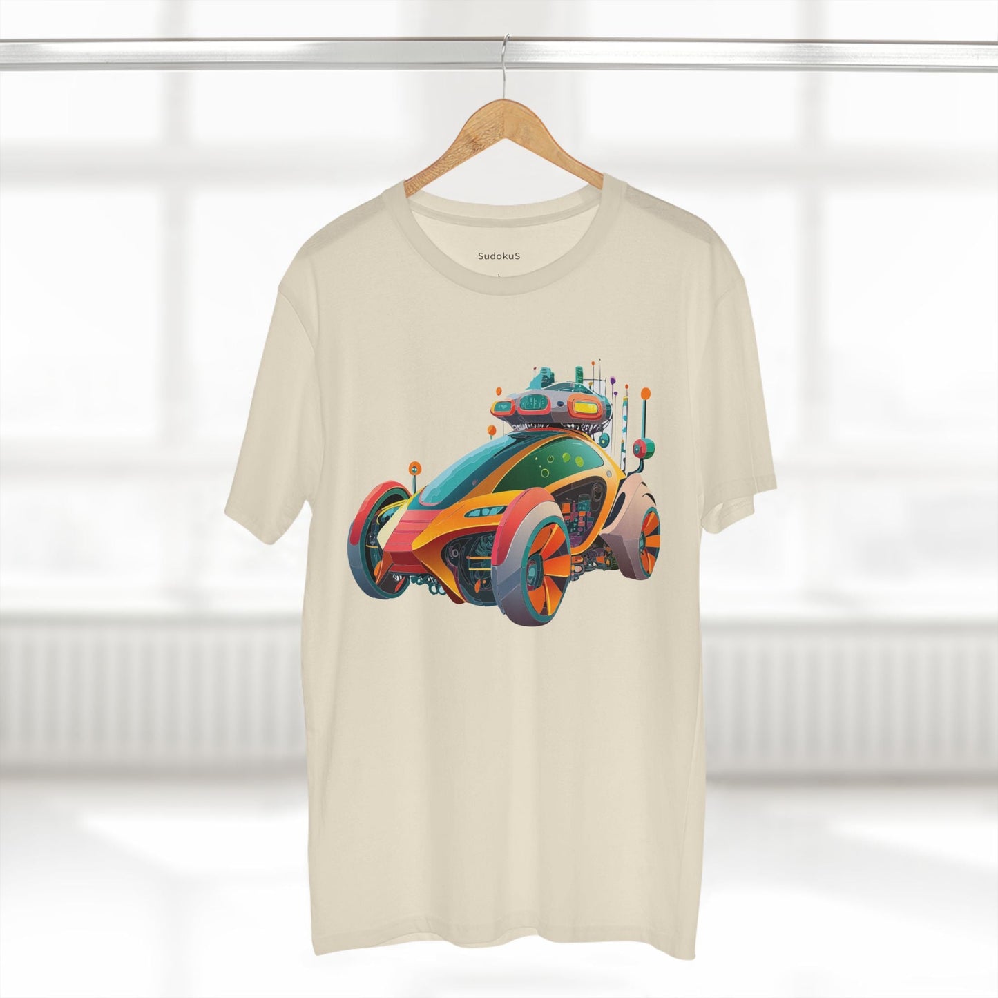Car Graphic Unisex 100 Cotton Staple Tee 24