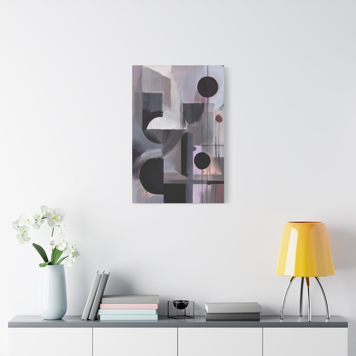 Abstract Geometric Painting Print Canvas 20x24,20x30,24x30 24x32,24x36,30x40 32x48,36x48,40x60 Pine-Wood Inner Frame ABS-46