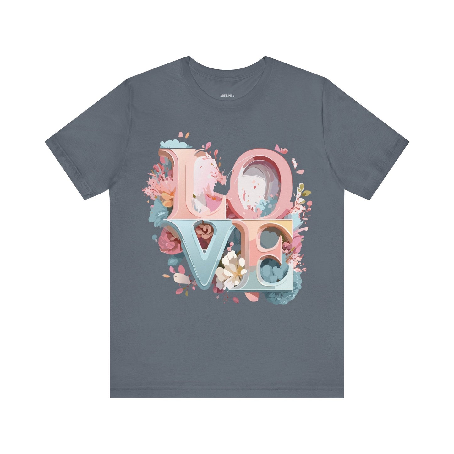 Valentine Graphic T Shirt Unisex Jersey Short Sleeve With Vintage Inspired Artwork By Adelpha
