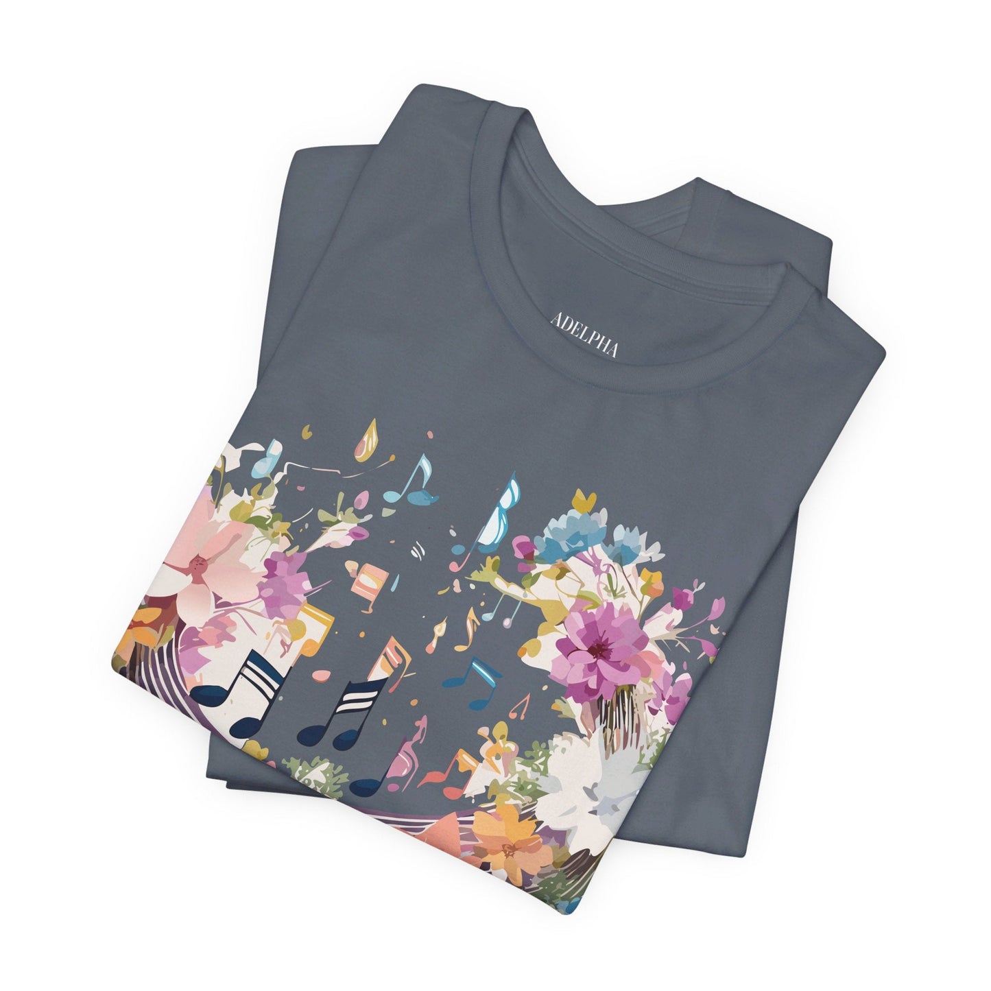 Adelpha Music T Shirt Unisex Graphic Tee With Vintage Inspired Artwork Short Sleeve