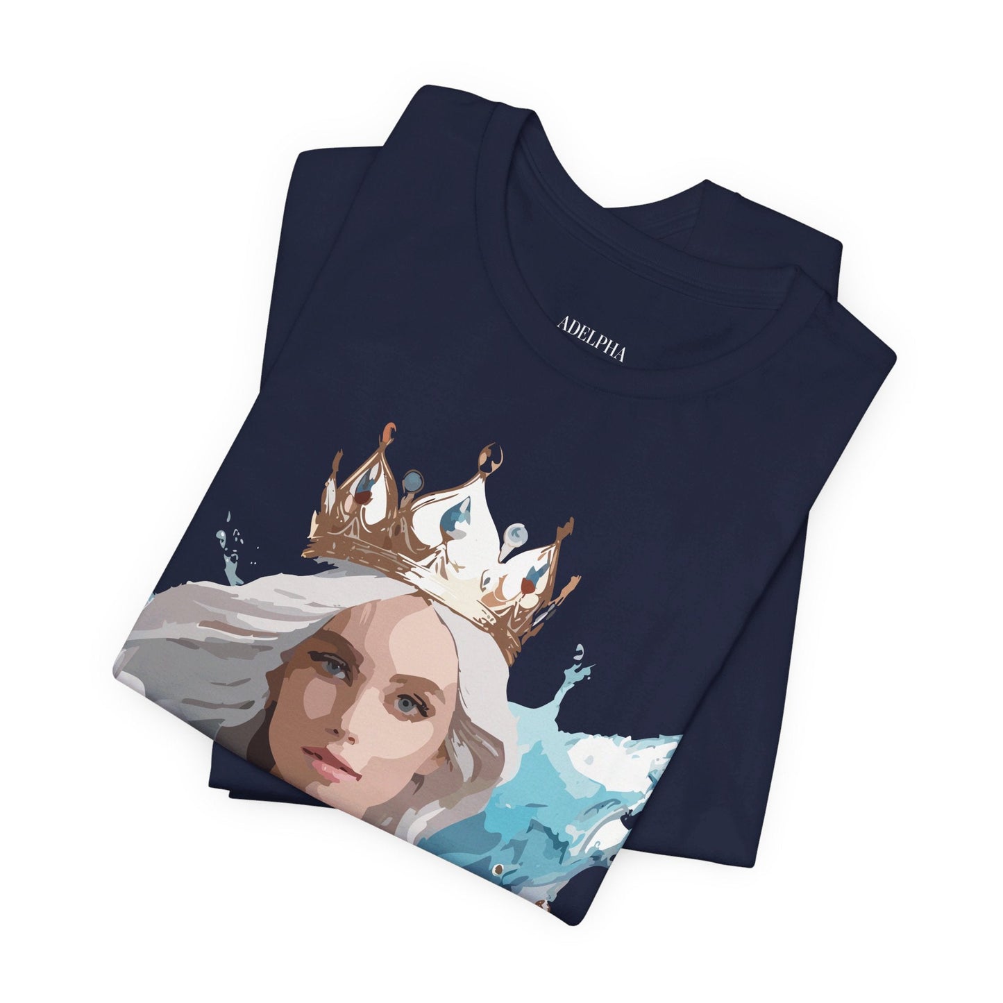 Queen Graphic T Shirt Unisex Jersey Short Sleeve Tee With Vintage Inspired Artwork Adelpha