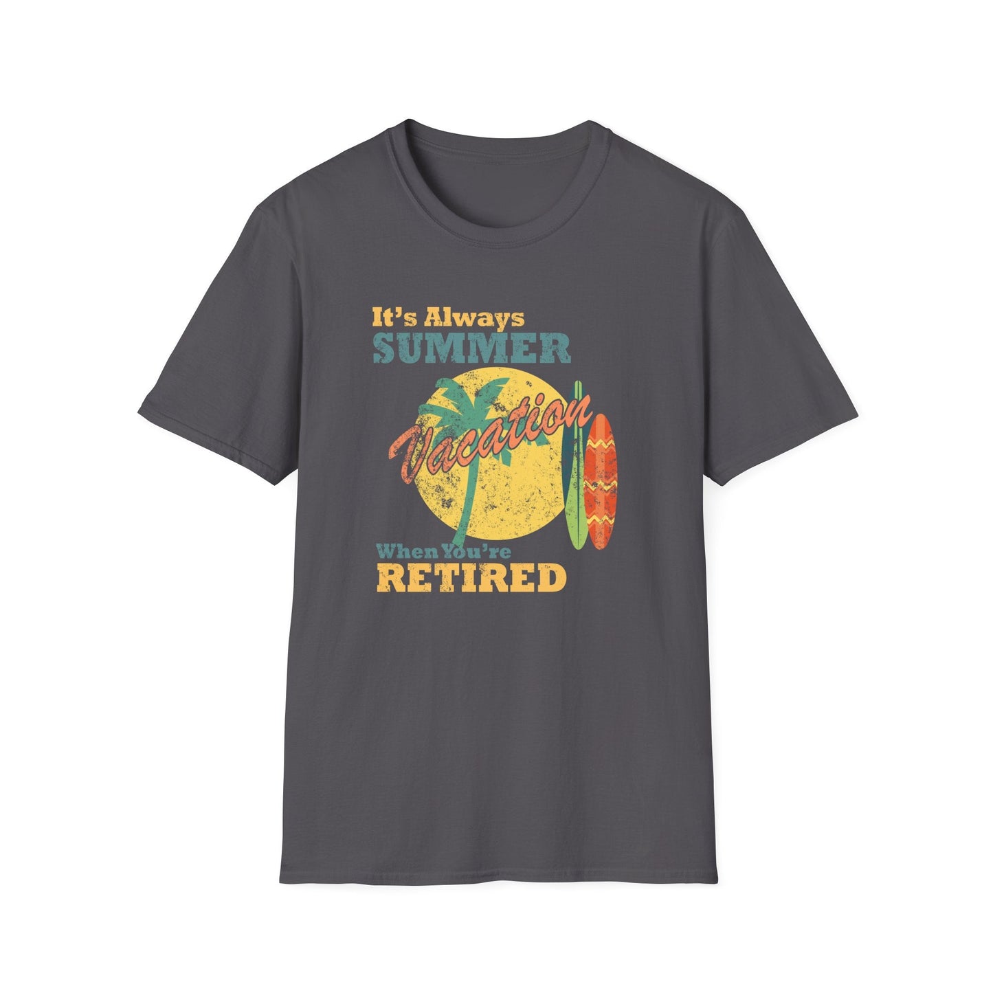Summer Unisex T Shirt With Art Design Gildan Softstyle 64000 100 Percent Cotton Tee