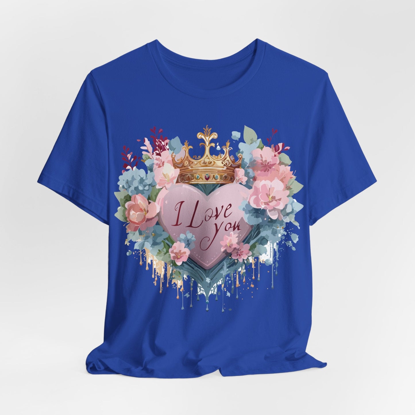 Valentine Graphic Tee Unisex Short Sleeve Jersey Shirt Adelpha Vintage Art Design