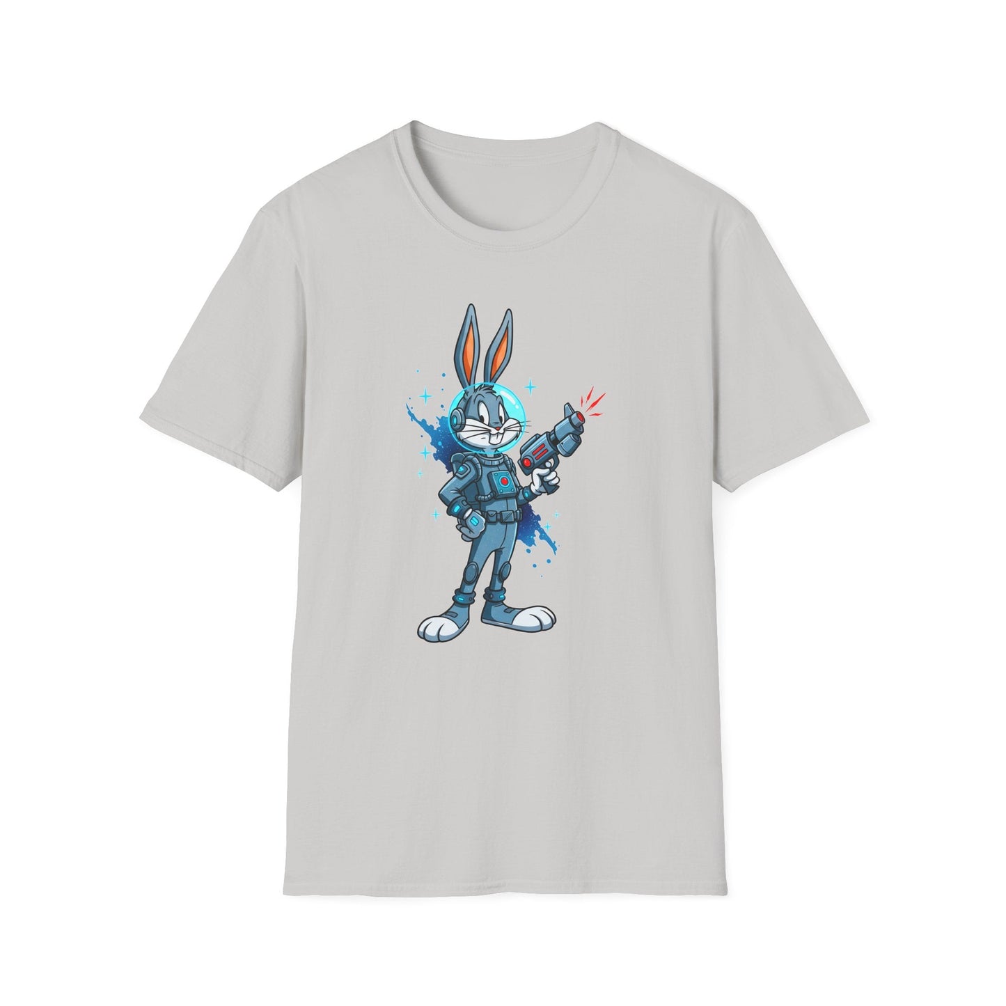 Bugs Bunny Shirt Unisex Gildan Softstyle 64000 Cartoon Tee 100 Percent Ring Spun Cotton