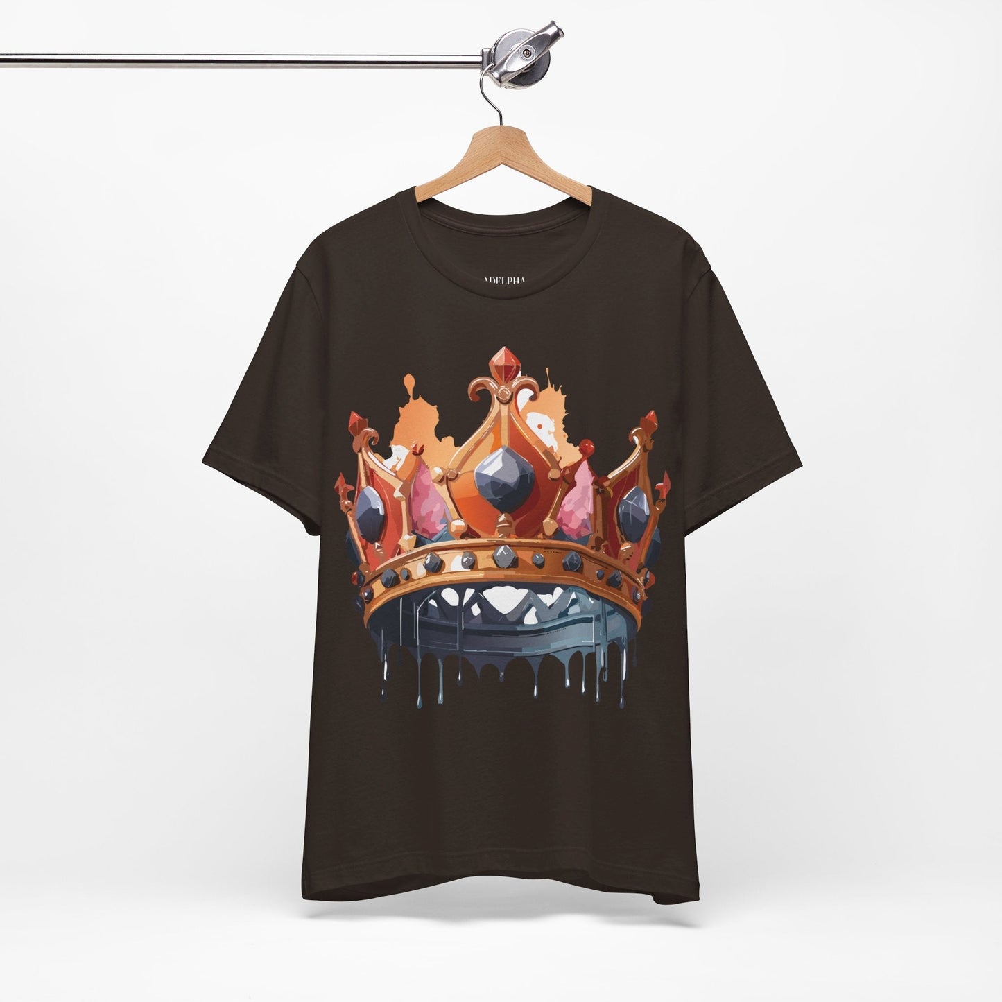 Adelpha Crown Graphic Tee Unisex Jersey Short Sleeve Art Design Vintage Inspired Shirt