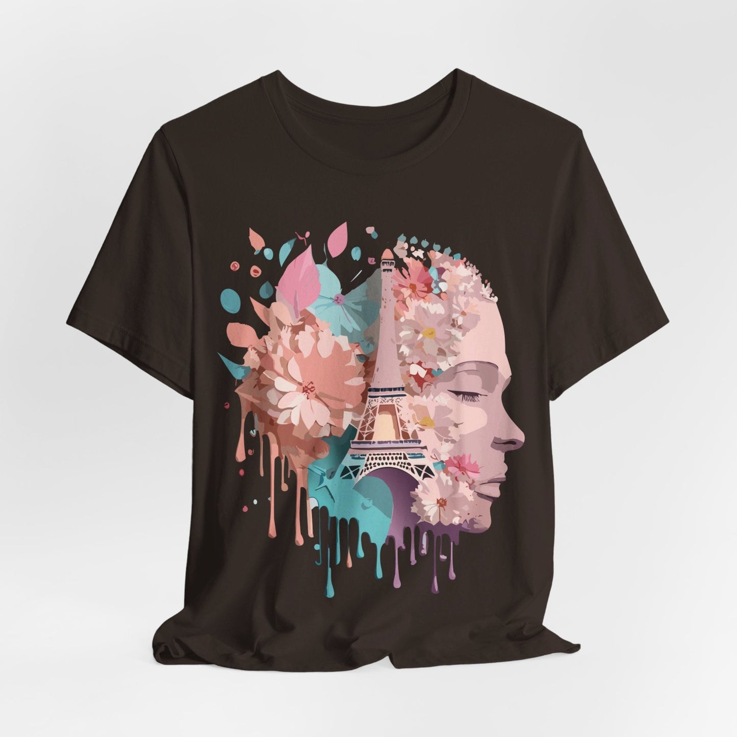 Tourist Shirt Paris Graphic Tee Unisex Jersey Short Sleeve Premium Vintage Inspired Adelpha Artwork