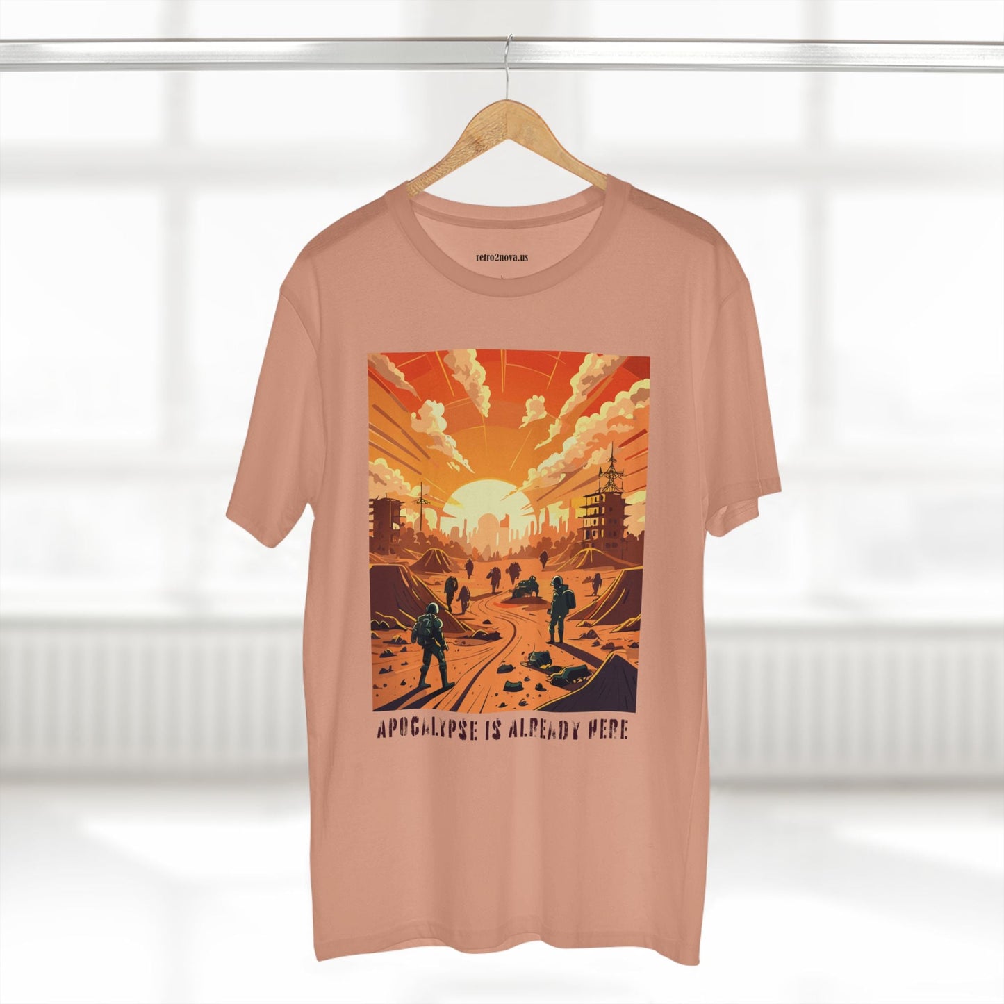 Cataclysm Doomsday Shirt Unisex Premium Cotton Tee With Original Art Retro2Nova Design