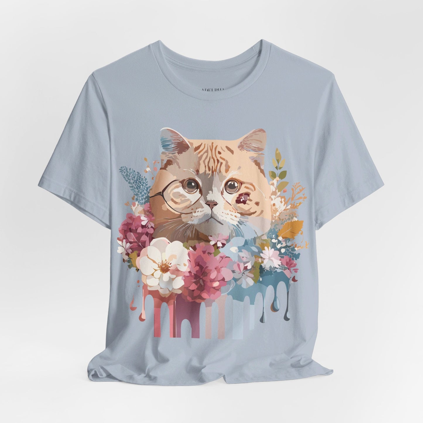 Cat Graphic Tee Unisex Vintage Inspired Shirt By Adelpha Original Artwork