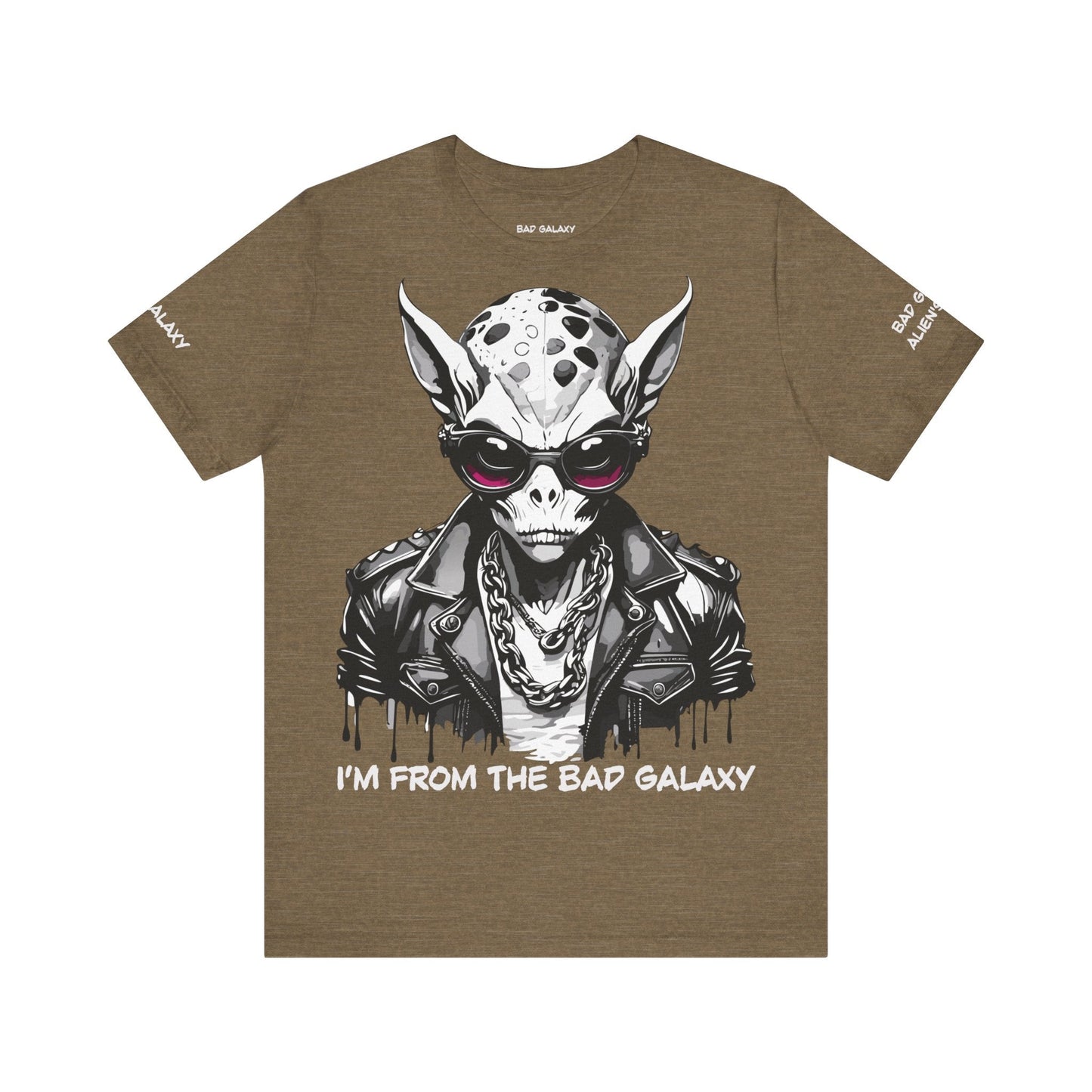 Alien Tee Shirt From Bad Galaxy Made To Order 100 Percent Cotton With Eco Friendly Inks