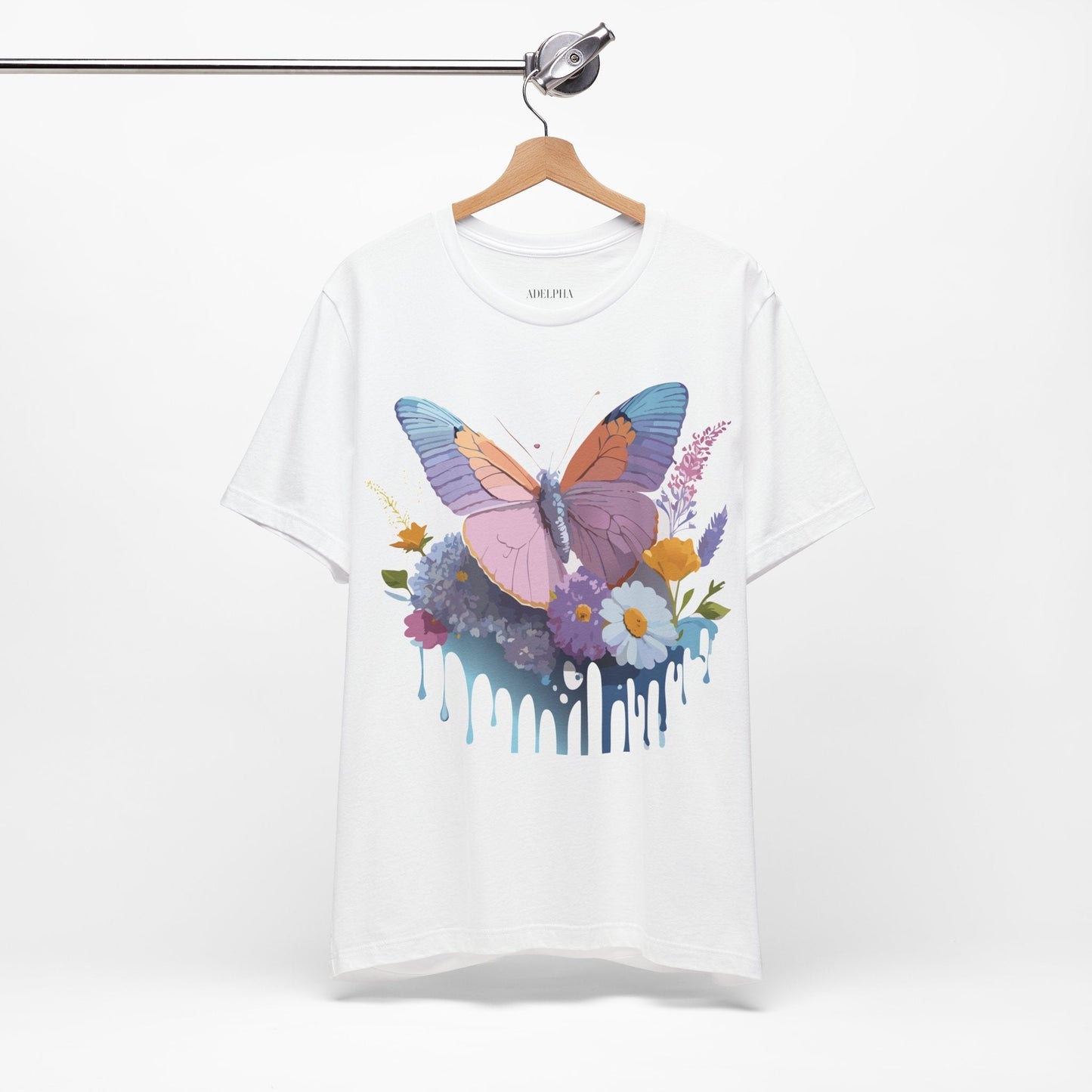 Butterfly Graphic Tee Unisex Vintage Inspired Artwork Adelpha