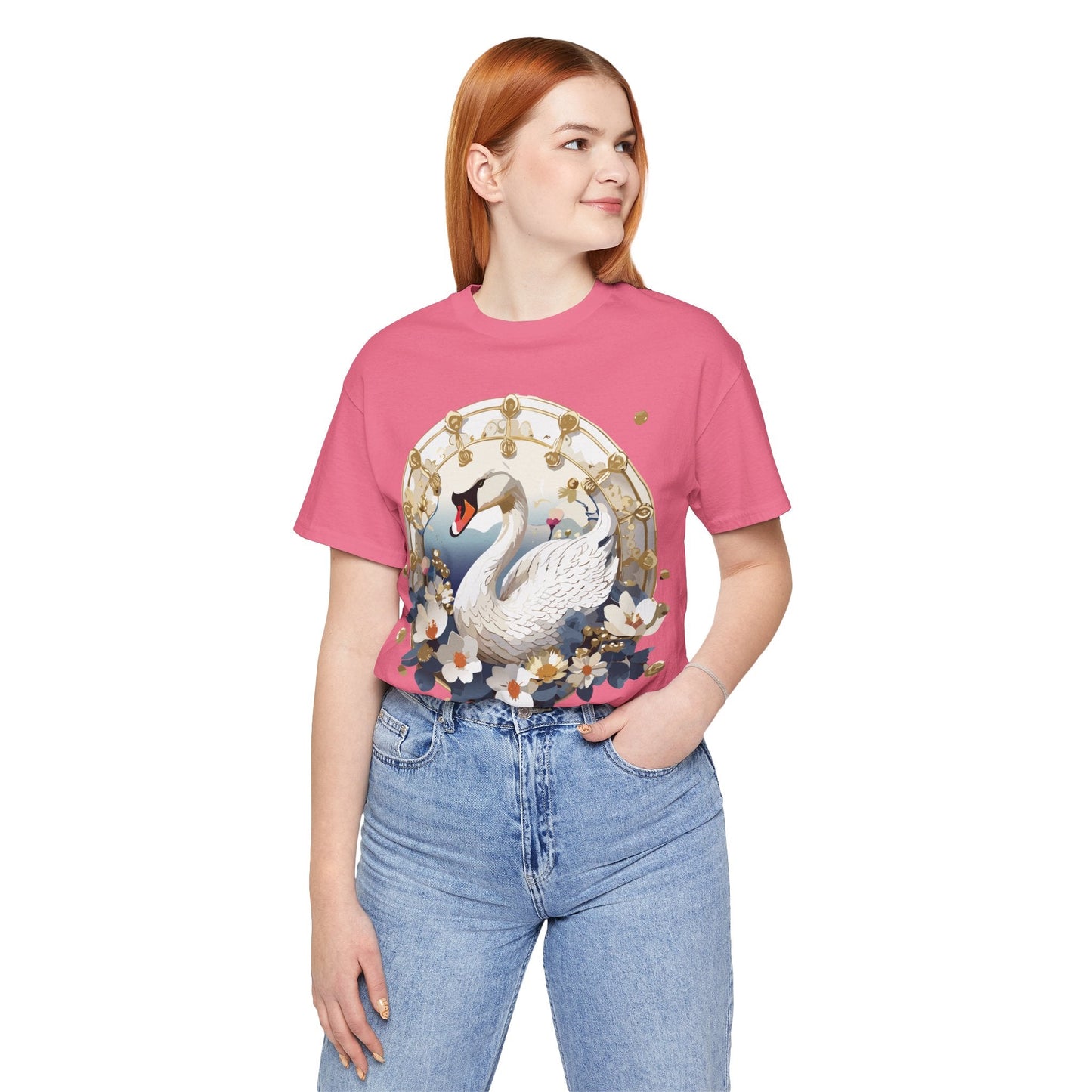 Adelpha Medallion Graphic Tee Unisex Jersey Short Sleeve Art Design Shirt Premium Comfort