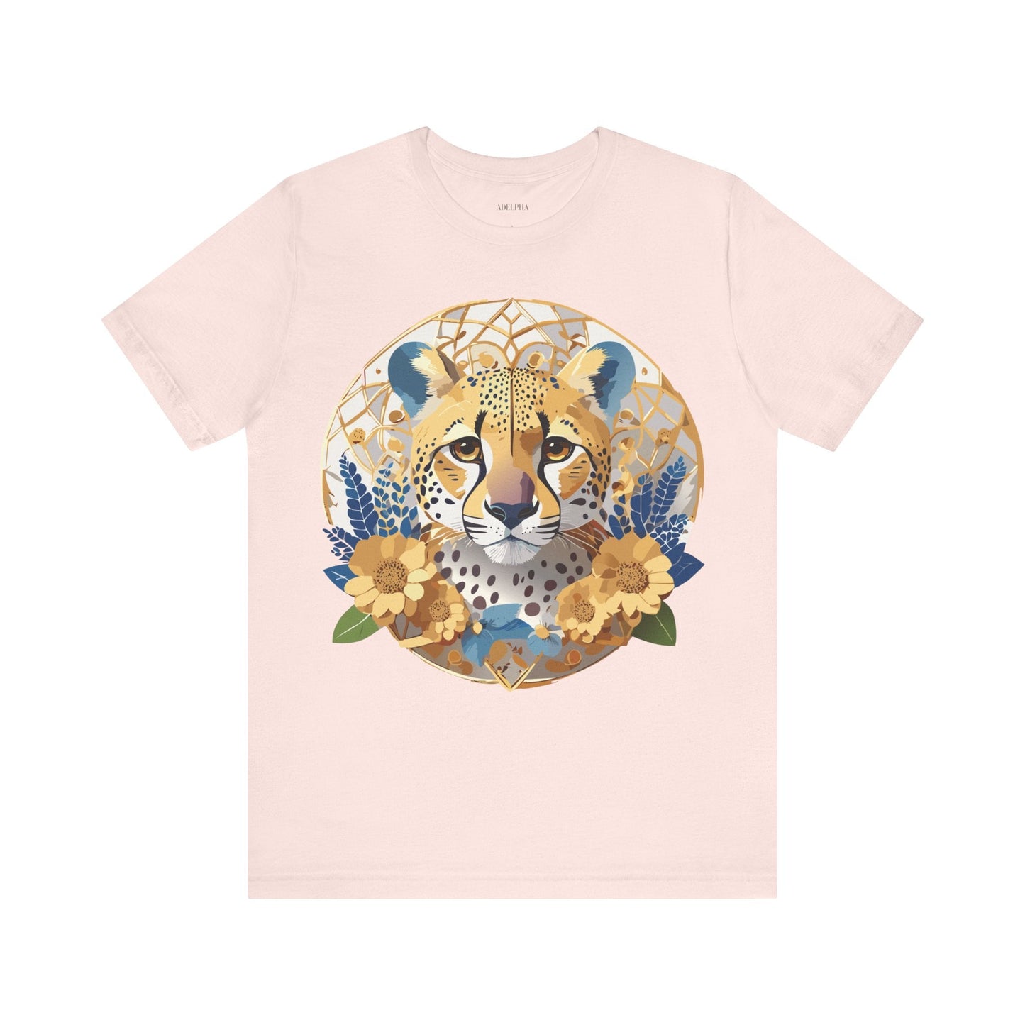 Medallion Graphic Unisex 100 Cotton Vintage Animal Medal Artwork Tee 53
