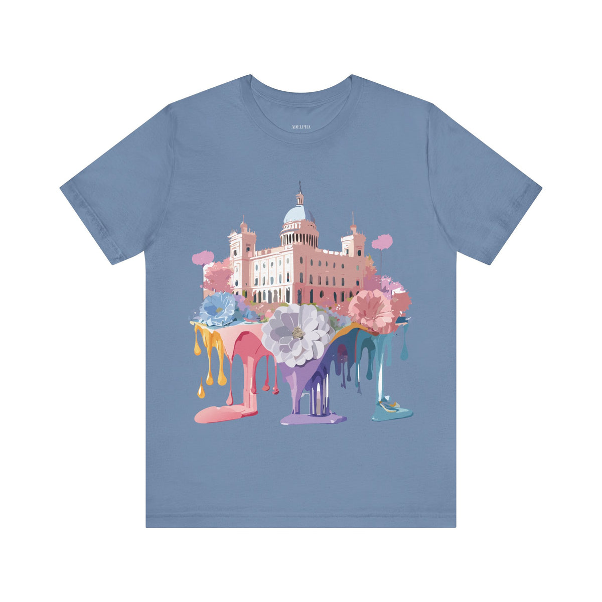 Graphic Unisex Cotton Bella+Canvas Tee Shirt with Madrid