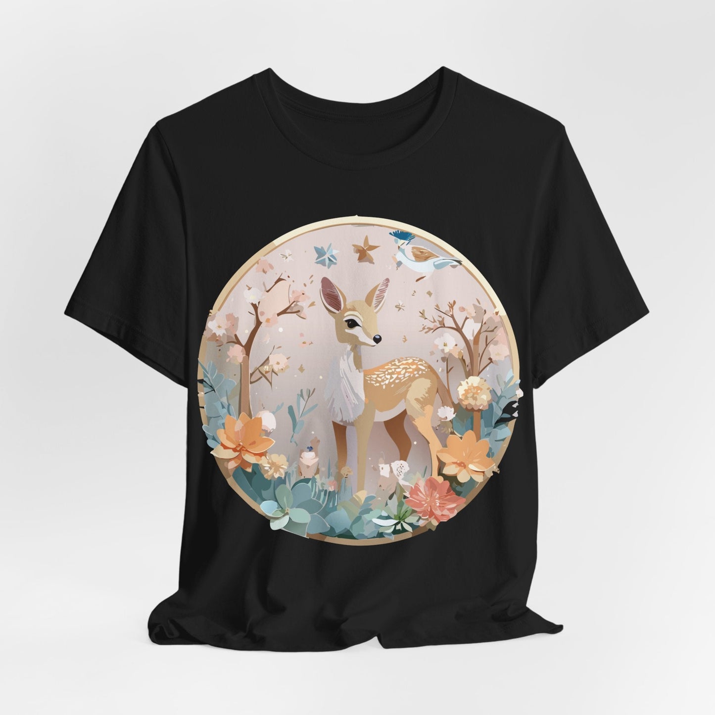 Adelpha Medallion Shirt Unisex Graphic Tee Vintage Inspired Art Design Short Sleeve T Shirt