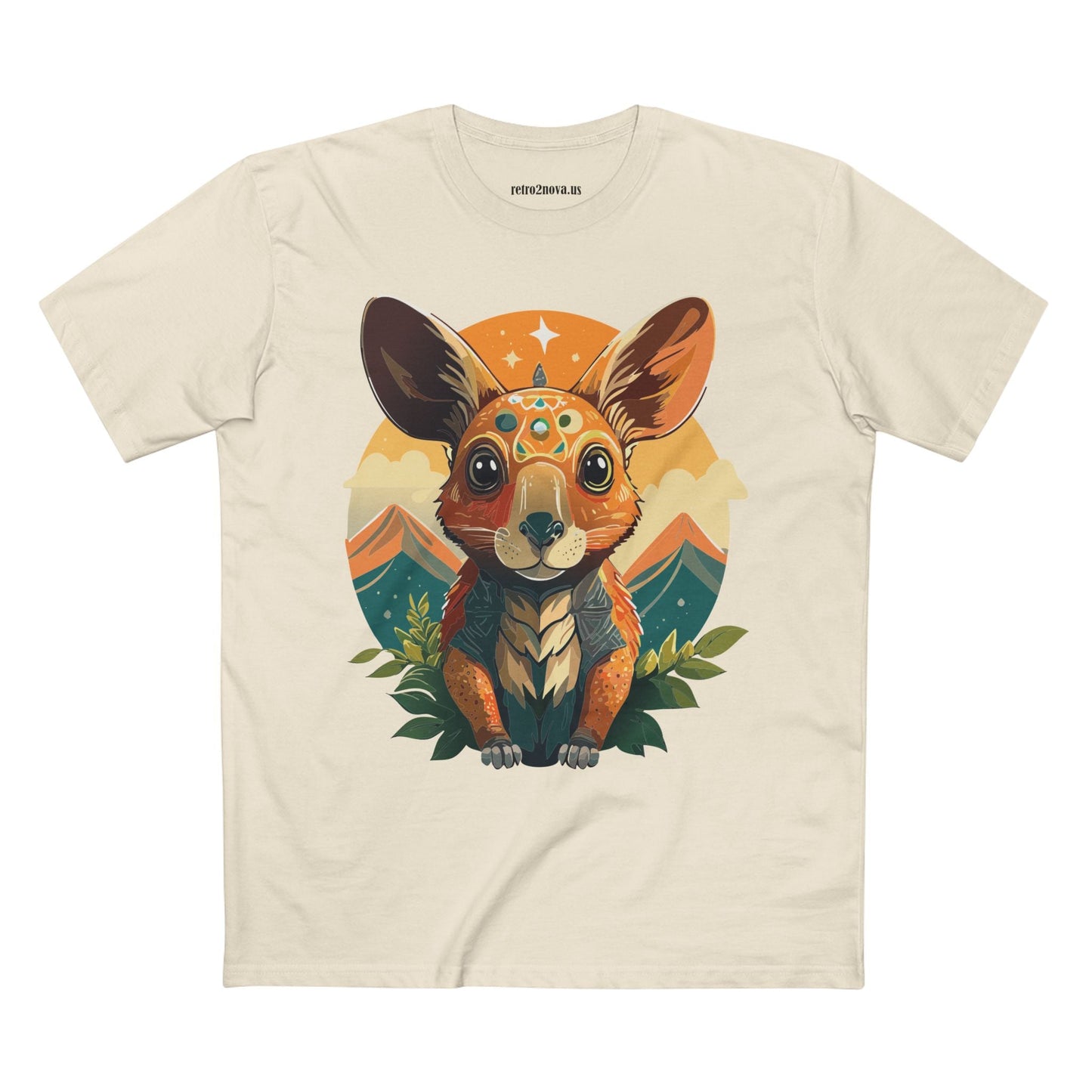Rabbit Animals Shirt Unisex Premium Cotton Tee With Original Art Design From Retro2Nova Collection Premium Art Apparel