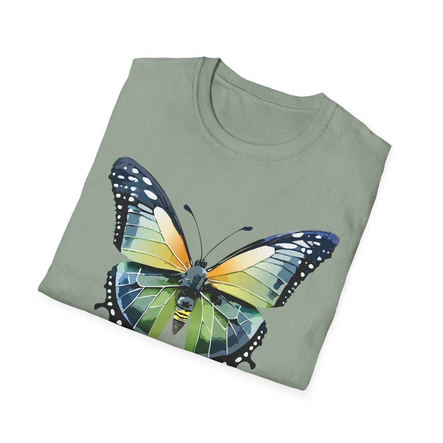 Butterfly Shirt Unisex Softstyle Gildan 64000 Monarch Butterfly Graphic Tee For Men And Women