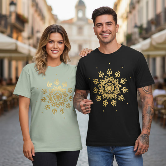 Mandala Graphic Tee Unisex 100 Cotton Comfort Colors T-Shirt 199