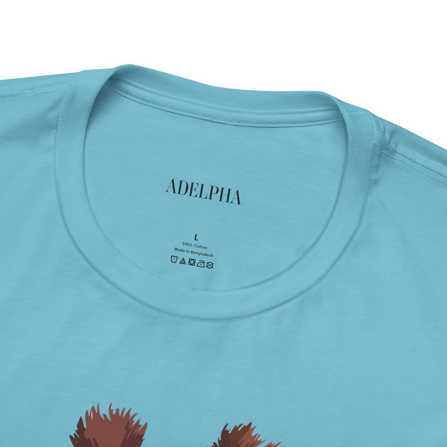 Adelpha Giraffe Graphic Tee Unisex Short Sleeve Art Design Shirt Vintage Inspired Artwork