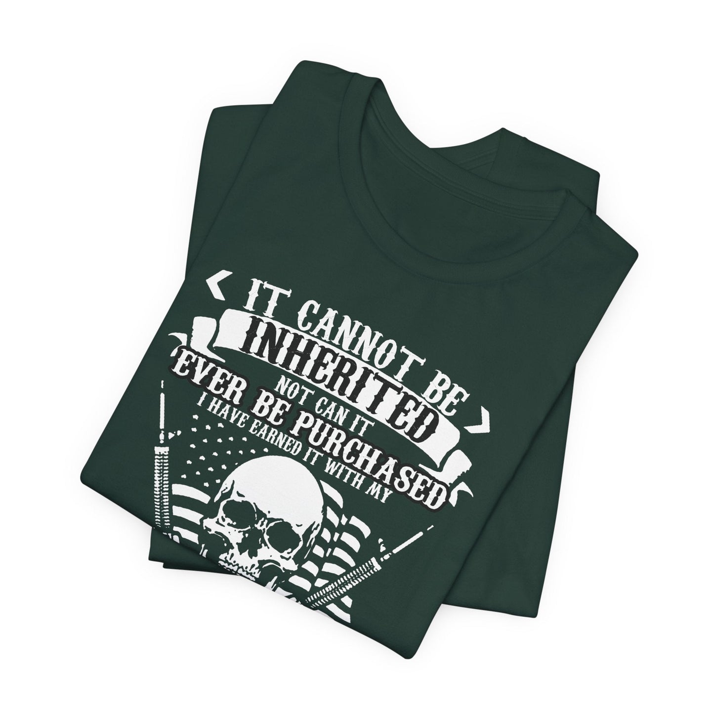 Army Veteran Patriotic Graphic Design Unisex Cotton T-Shirt v54
