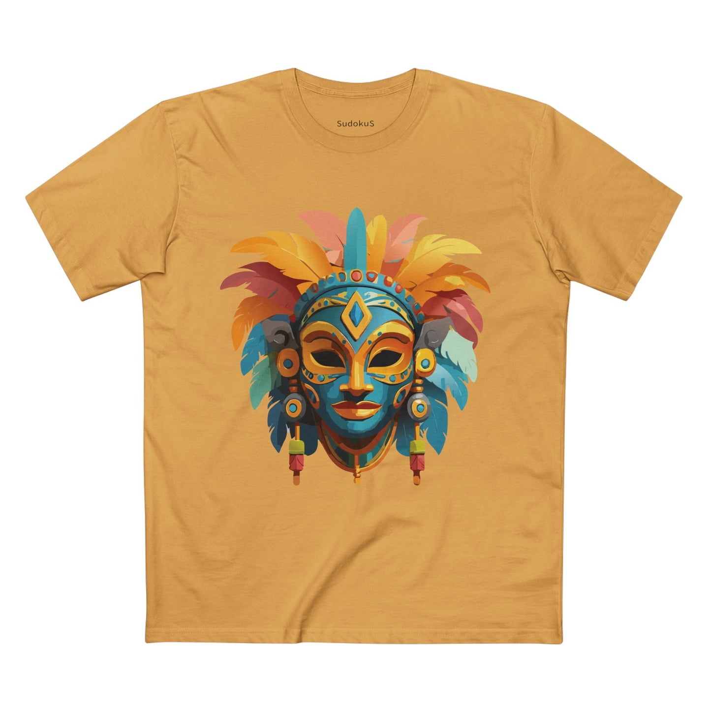 Mask Graphic Unisex 100 Cotton Staple Tee 2