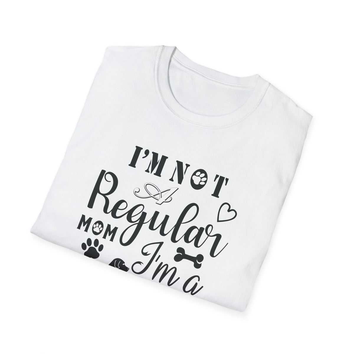 Dog Mom Pet Lover Graphic Unisex Cotton T-Shirt