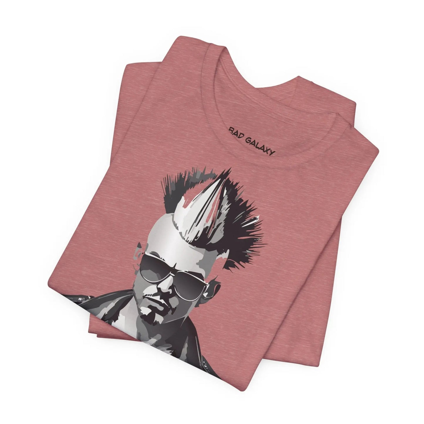 Bad Galaxy Punk Rock Tee Shirt Made In USA With Eco Friendly Ink 100 Percent Cotton