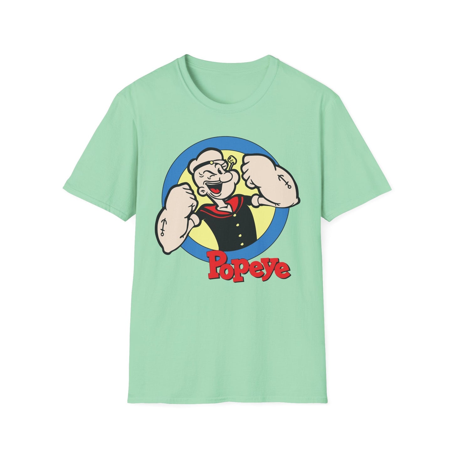 Unisex Cartoon T Shirt With Art Design Funny Animation Tee Gildan Softstyle 64000