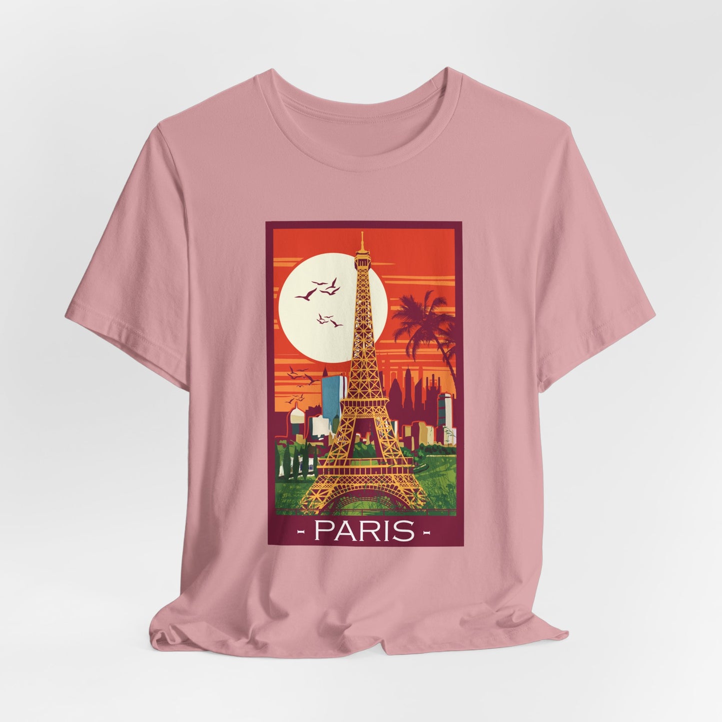 Retro Poster Paris Graphic Design Tee, Paris Shirt, Vintage Tees, Art Design T-Shirt, Graphic Tee, Retro Art Shirts