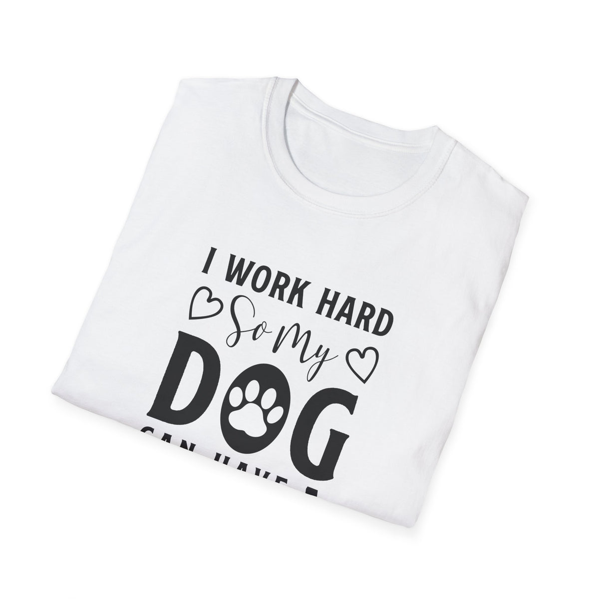 Funny Dog Lover Graphic Unisex Cotton T-Shirt Softstyle