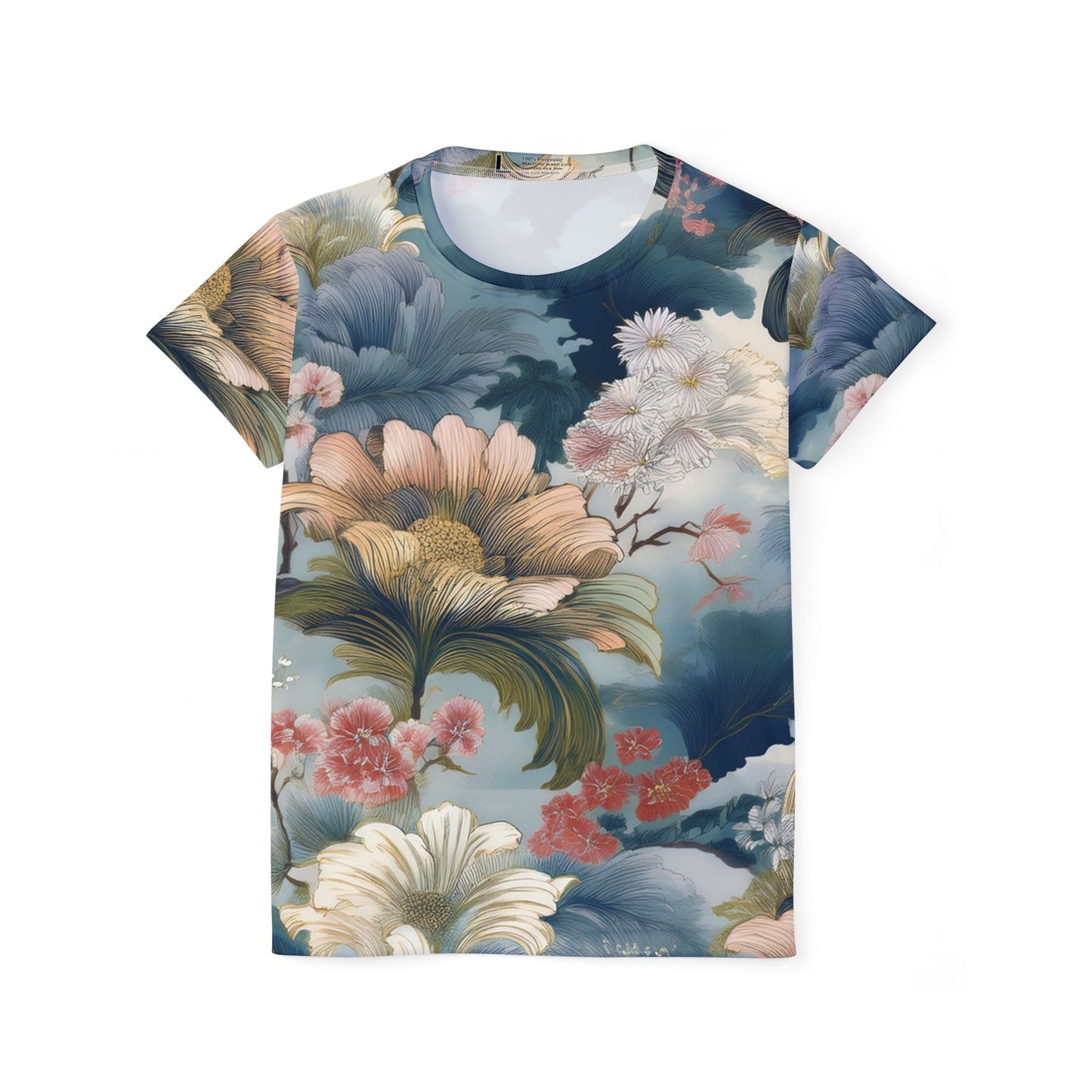 Women Poly Shirt with Floral Print F323