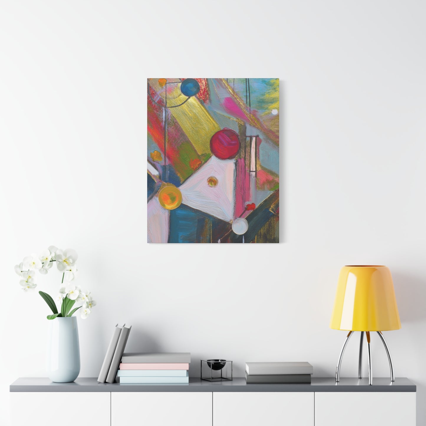 Abstract Oil Painting Print Canvas 20x24,20x30,24x30 24x32,24x36,30x40 32x48,36x48,40x60 Pine-Wood Inner Frame ABS-167