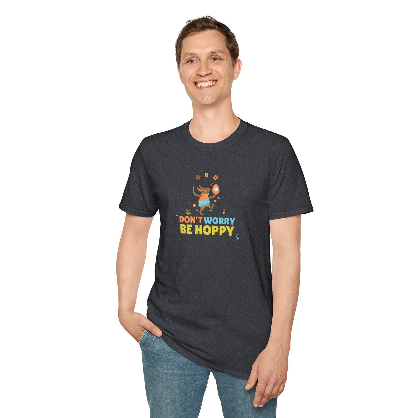 Easter Day T Shirt With Signature Art Design Unisex Softstyle Tee 64000 By Gildan