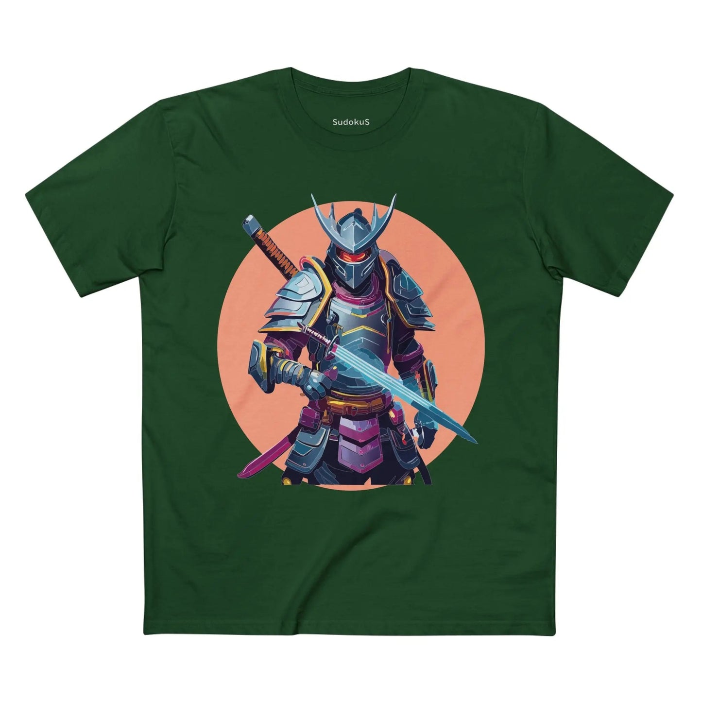 Samurai Graphic Unisex 100 Cotton Staple Tee 7