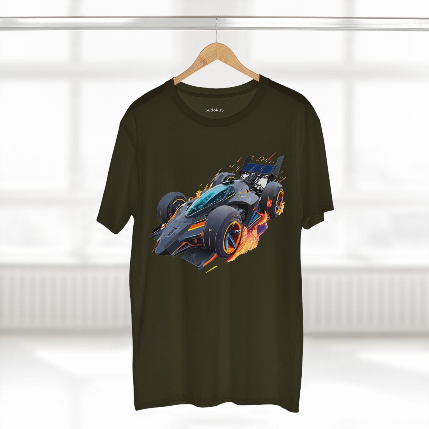 Car Graphic Unisex 100 Cotton Staple Tee 13