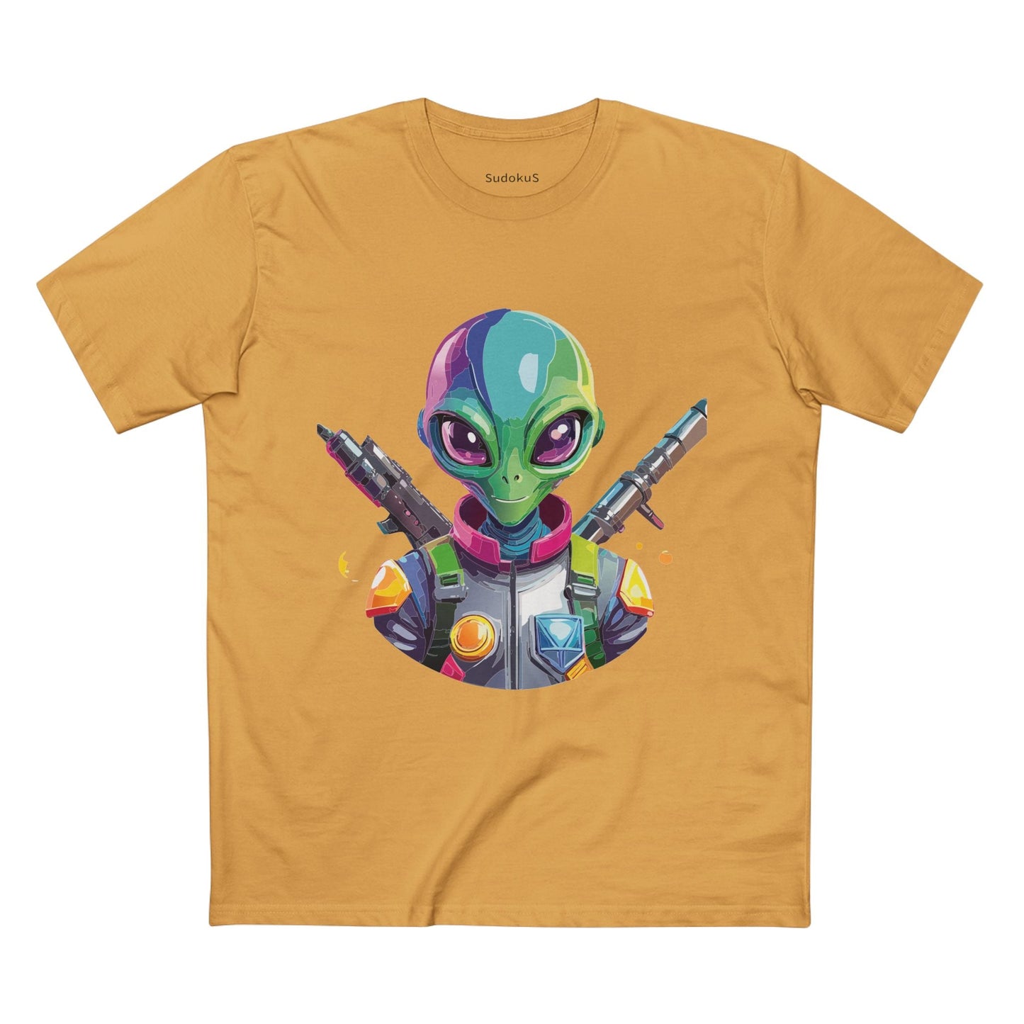 Aliens Graphic Unisex 100 Cotton Staple Tee 57