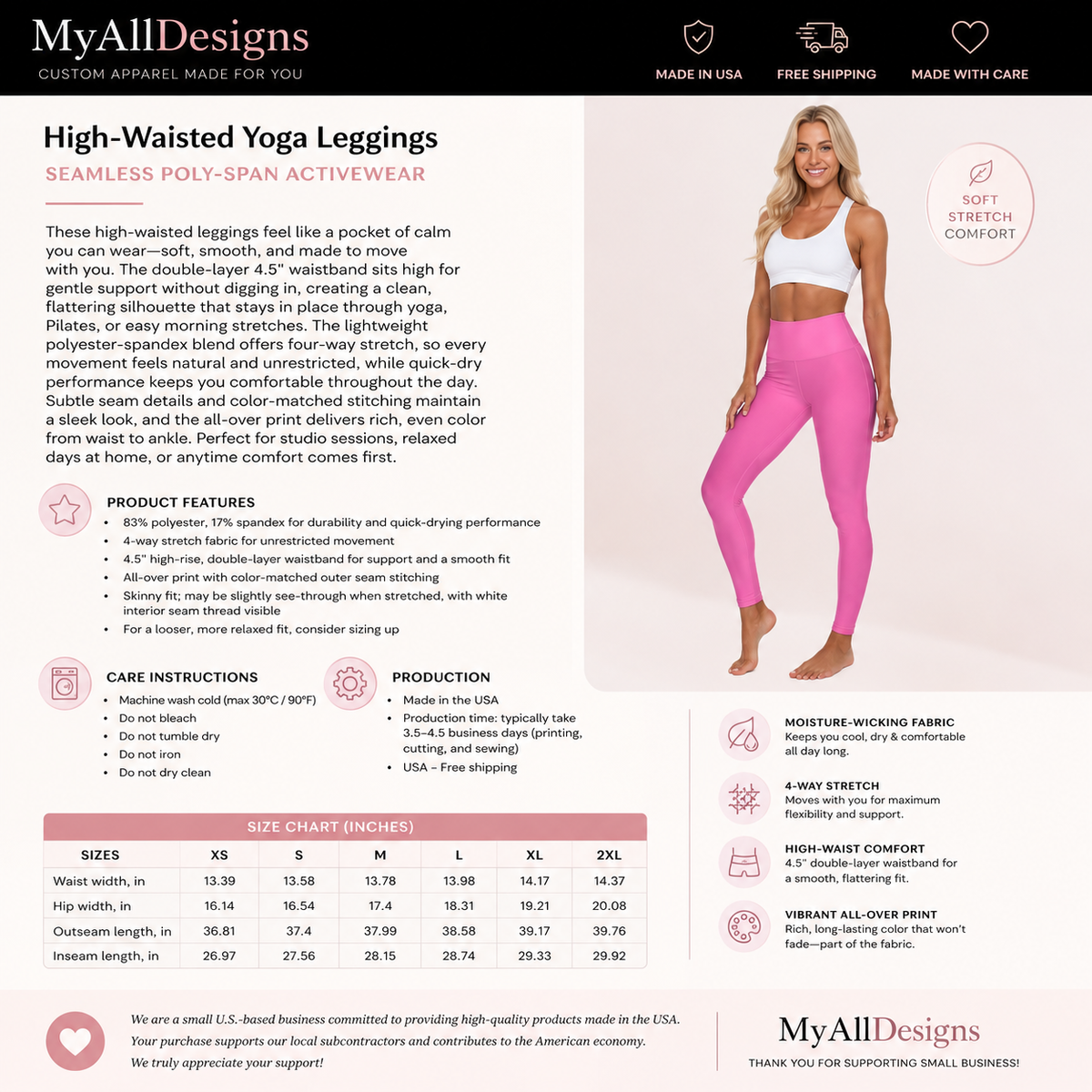 High-Waisted Rosy Mauve Yoga Leggings Activewear for Pilates Women's Seamless Poly-Span Dusty Mauve Everyday Wear