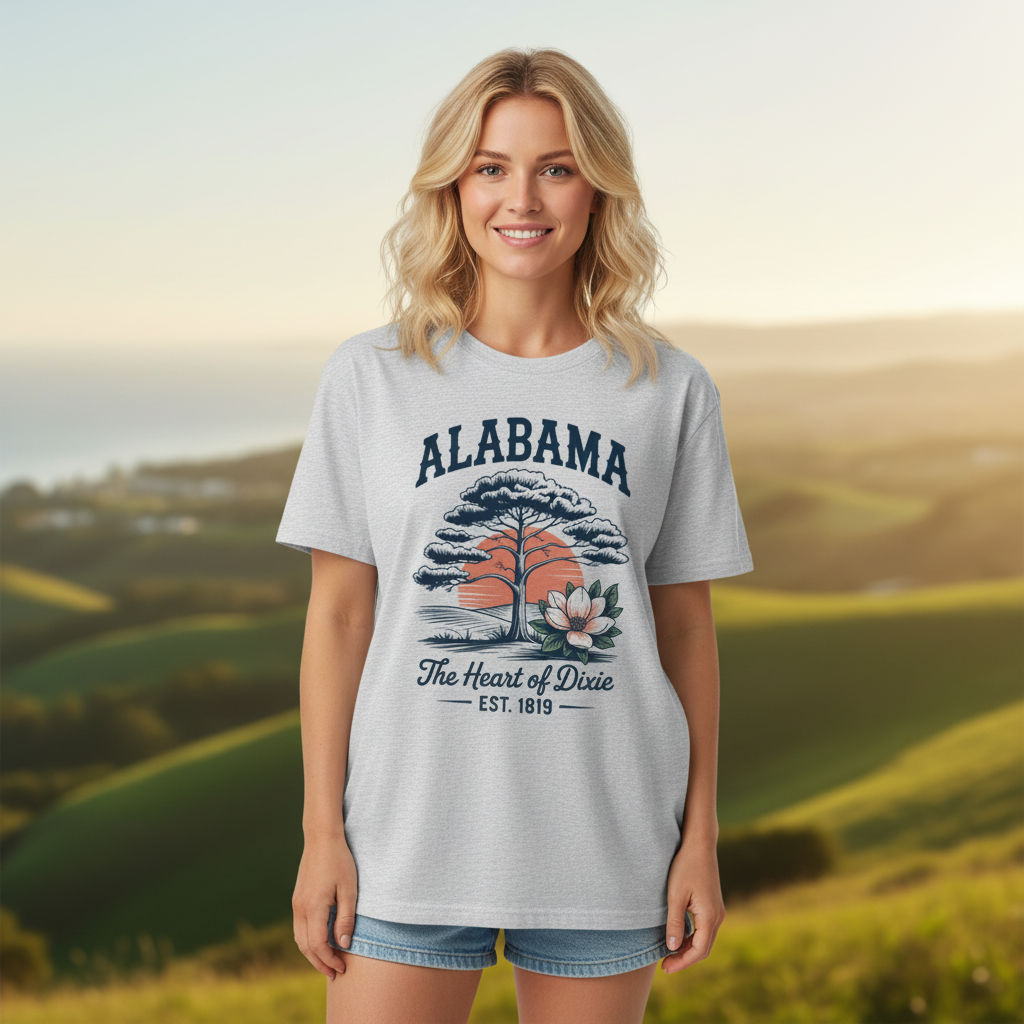 Alabama State Unisex 100 Cotton T-Shirt