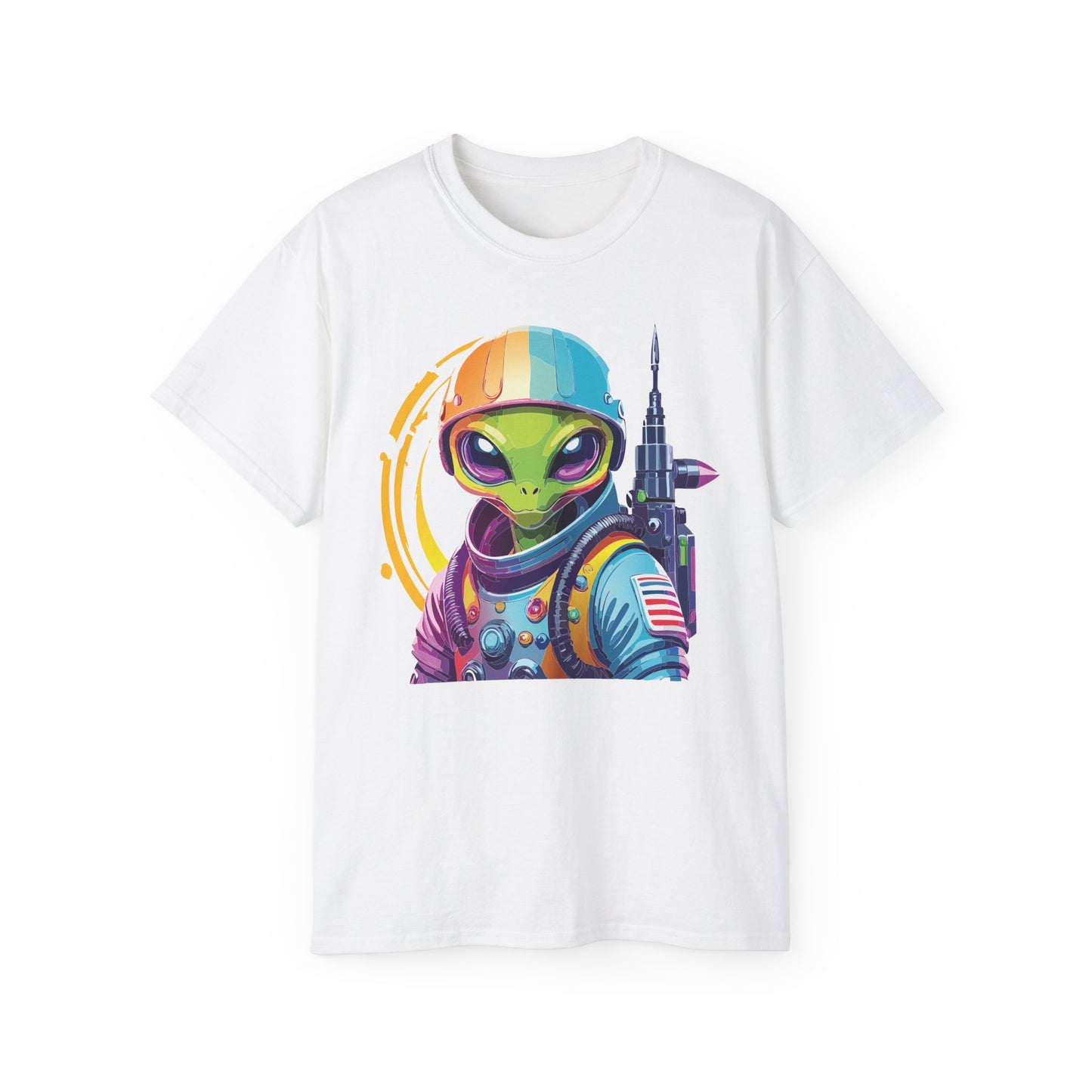 Gildan 2000 Unisex Ultra Cotton Alien Shirt, Tee Shirt with Alien