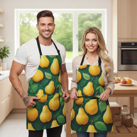 Fruits 100% Polyester Stain-resistant 31.5 x 25.6  Art Print Canvas Apron 5