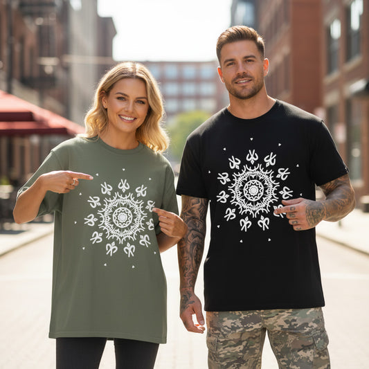 Mandala Graphic Tee Unisex 100 Cotton Comfort Colors T-Shirt 200
