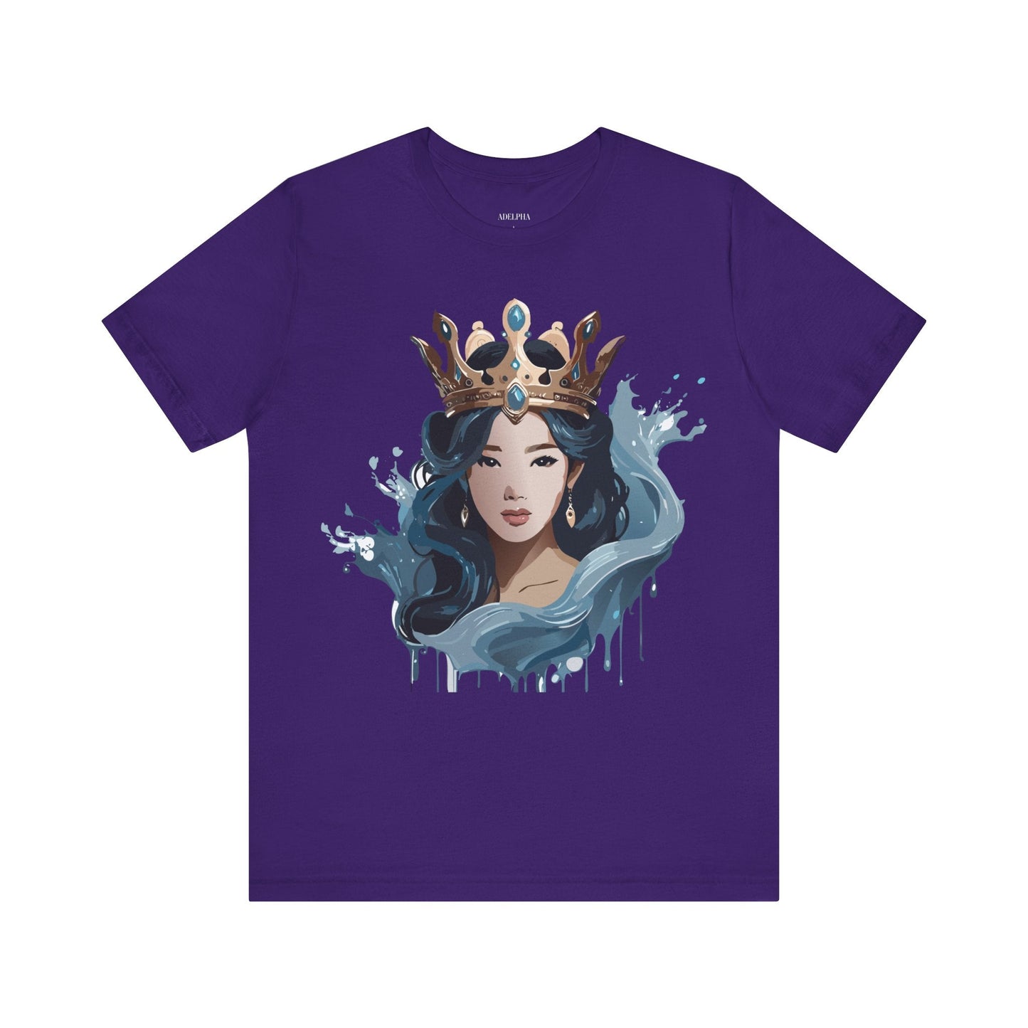 Queen Graphic Tee Unisex Vintage Inspired Art Design Shirt By Adelpha Jersey Short Sleeve