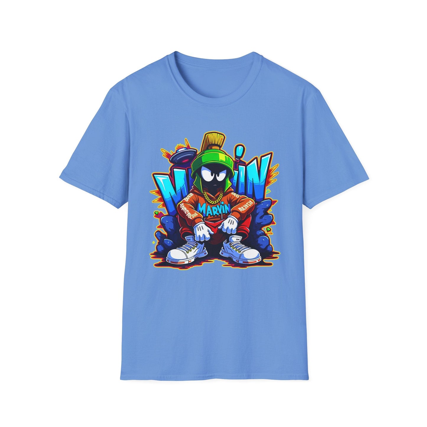 Unisex Cartoon T Shirt With Funny Animals Animation Graphic Gildan Softstyle 64000