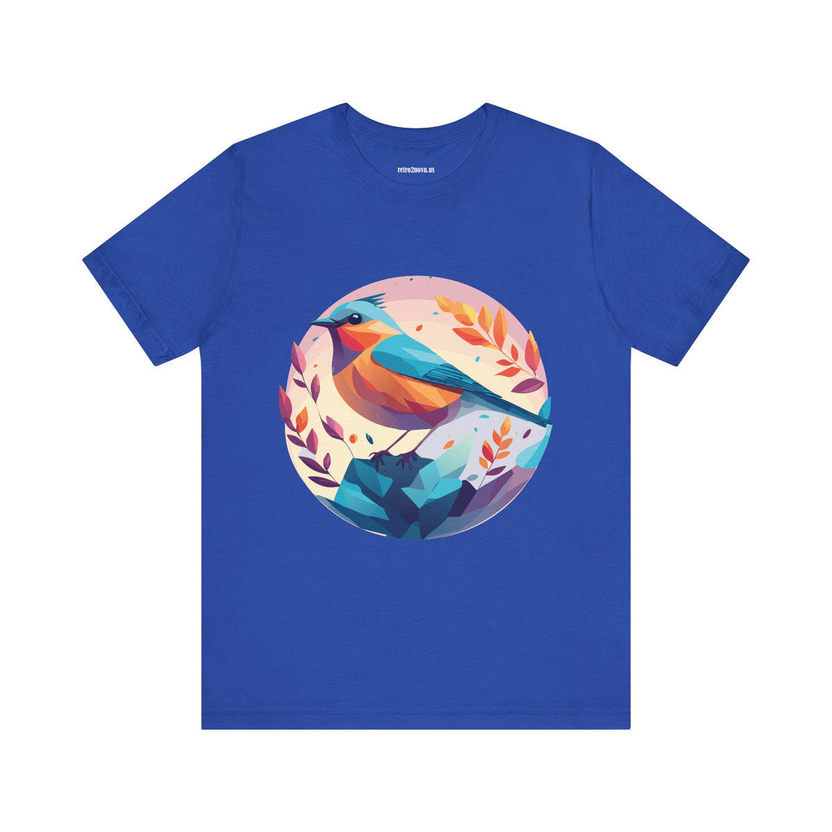 Bird Graphic Unisex Cotton Bella+Canvas Tee with Animal Design ab5