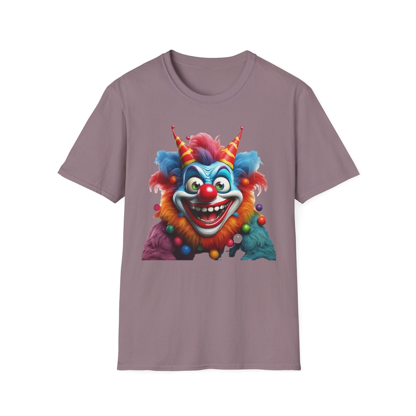 Clown Shirt For Men And Women Funny Circus Tee Scary Man Shirt Unisex Softstyle Tee