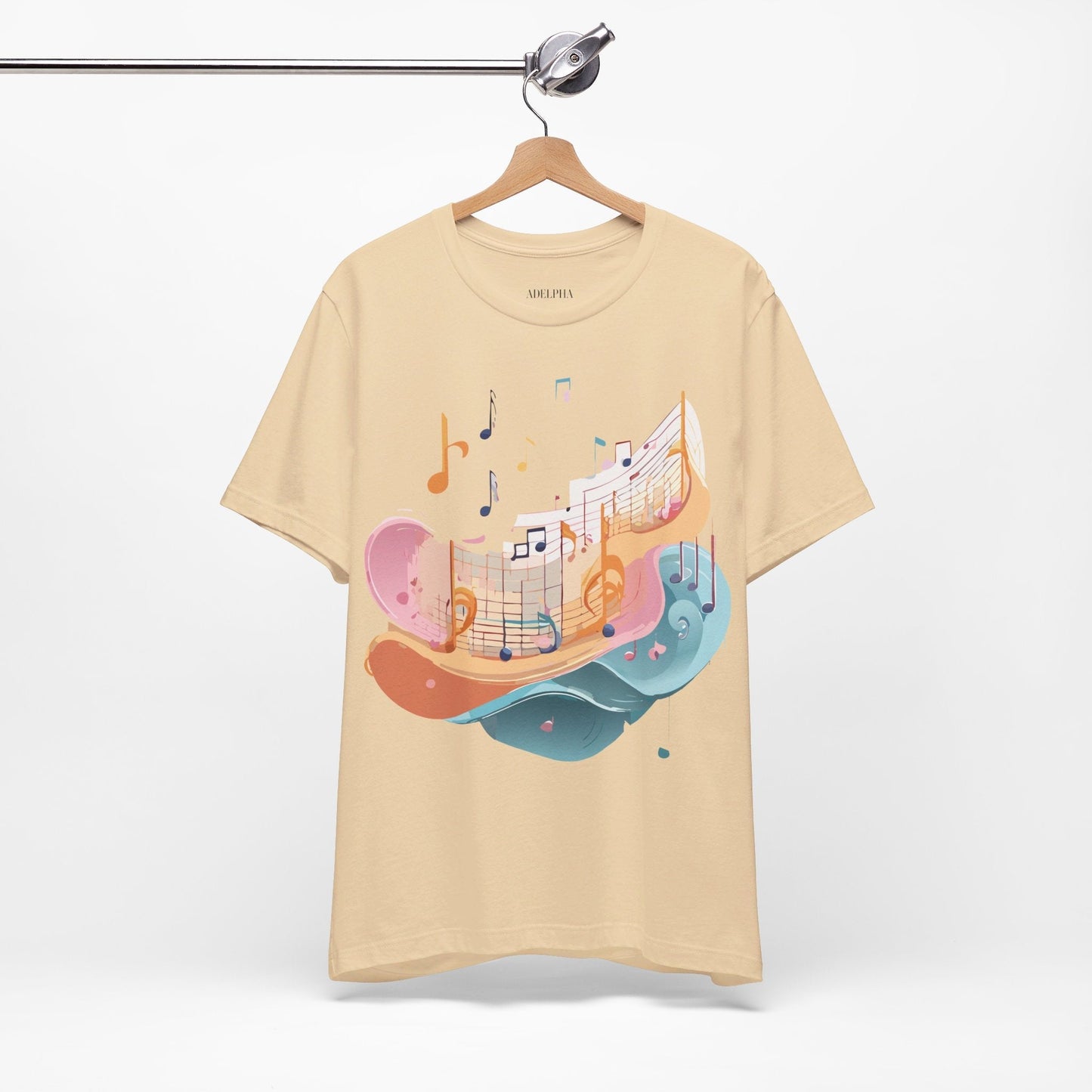 Adelpha Graphic Tee Unisex Jersey Short Sleeve Vintage Inspired Artwork Music T Shirt Casual Wear