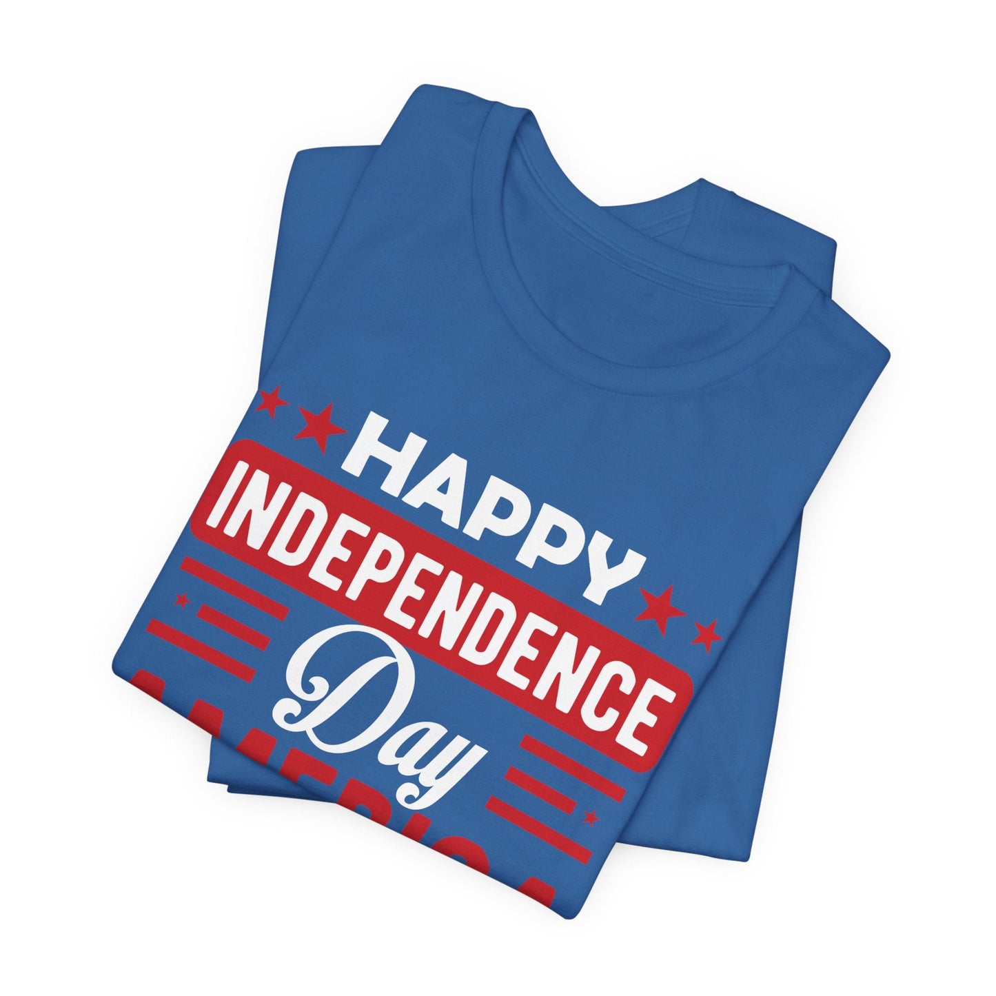 Happy Independence Day America Graphic Unisex Cotton T-Shirt 015