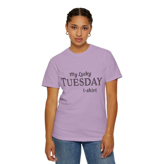 Unisex T-shirt with weekdays design